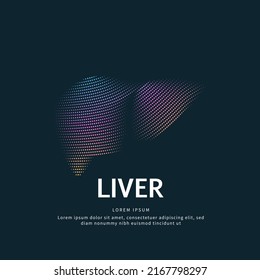 Human Liver Medical Structure Creative Simple Stock Vector Royalty