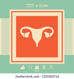 Human Organs Female Uterus Icon Stock Vector Royalty Free 786530890