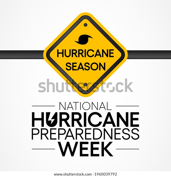 Hurricane Preparedness Week Observed Every Year Vector De Stock Libre