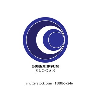 Icon Circle Company Logo Design Vector Stock Vector Royalty Free