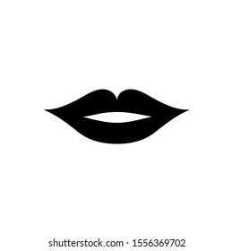 Icon Womens Lips Vector Illustration Stock Vector Royalty Free