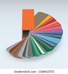 Illustration Color Palette Guide Fashion Home Vector De Stock Libre