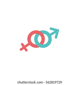 Illustration Male Female Sex Symbol On Stock Vector Royalty Free