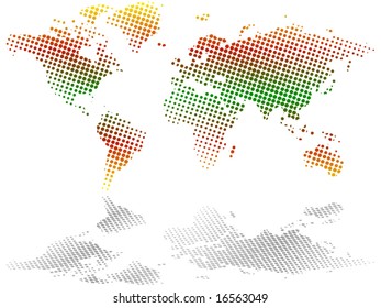 Illustration Map World Stock Vector Royalty Free Shutterstock