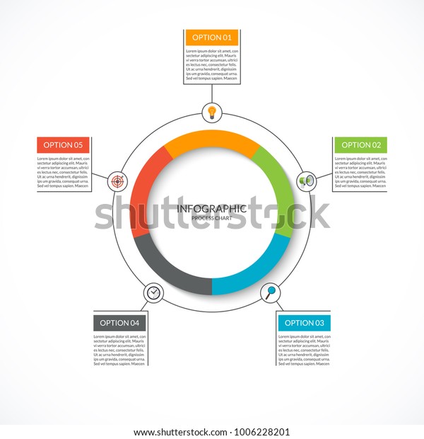 Infographic Cycle Diagram Process Chart Stock Vector Royalty Free