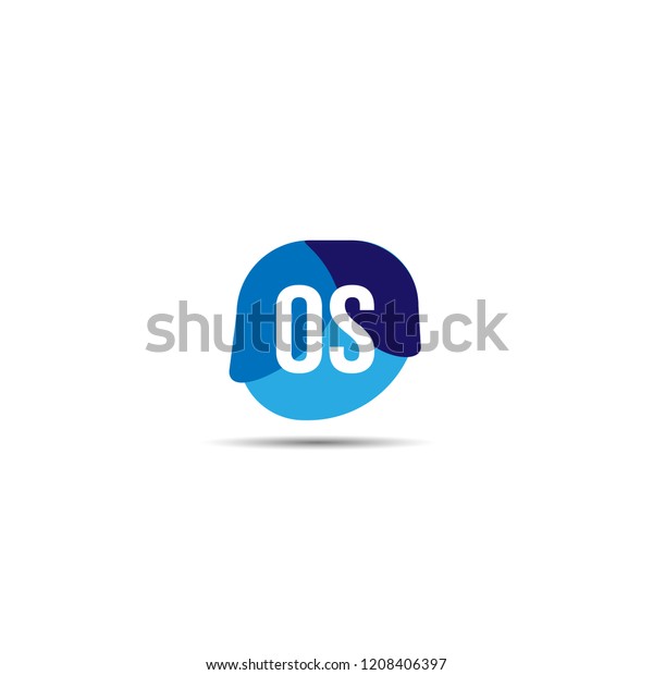 Initial Letter Os Logo Template Design Stock Vector Royalty Free