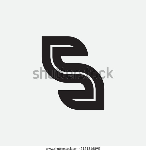 Initial Letter S Monogram Logo Stock Vector Royalty Free 2121316895