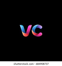 Initial Lowercase Letter Sv Curve Rounded Stock Vector Royalty Free