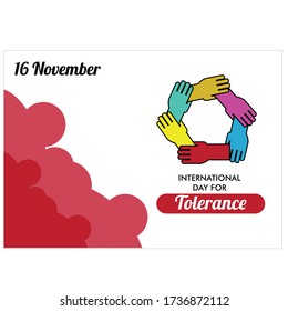 International Day Tolerance Vector Illustration Background Stock Vector