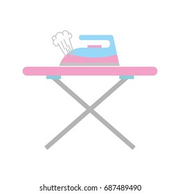 Ironing Board Iron Stock Vector Royalty Free 687489490 Shutterstock