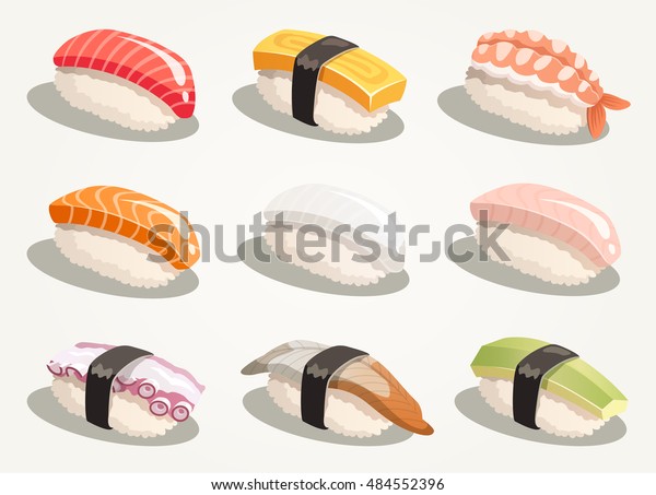 Alimentos Japoneses Ilustraciones Vectoriales Vector De Stock