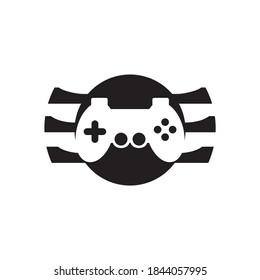 Joystick Game Controller Logo Design Vector Stock Vector Royalty Free