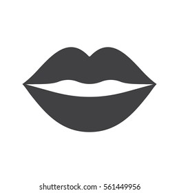 Kiss Symbol Female Lips Girlish Lips Stock Vector Royalty Free