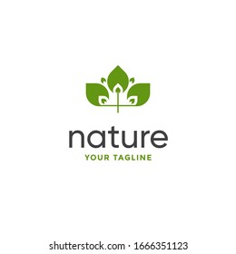 Leaf Logo Design Vector Nature Symbol Stock Vector Royalty Free