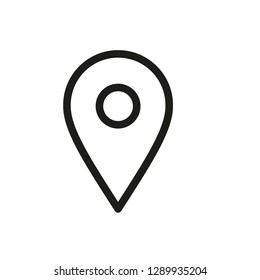 Map Location Icon Pin Gps Symbol Stock Vector Royalty Free