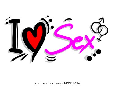 Love Sex Stock Vector Royalty Free 142348636 Shutterstock