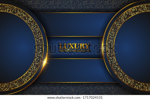 Luxury Abstract 3d Background Dark Blue Stock Vector Royalty Free