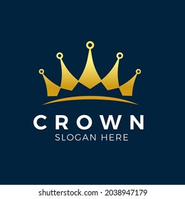 Luxury Crown Logo Concept Design Vector Stock Vector Royalty Free