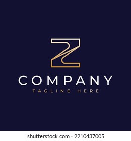 Luxury Premium Letter Z Vector Logo Stock Vector Royalty Free