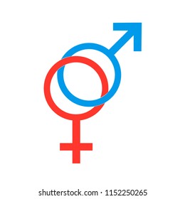 Male Female Sex Symbol Vector Illustration Stock Vector Royalty Free