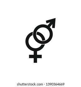 Male Female Sex Symbol Vector Illustration Vector De Stock Libre De Regal As