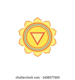 Manipura Solar Plexus Chakra Third Chakra Stock Vector Royalty Free