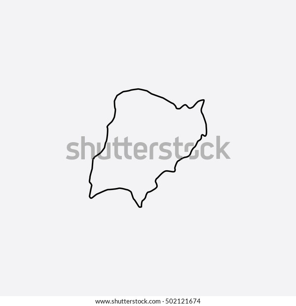 Map Corrientes Vector Illustration Stock Vector Royalty Free