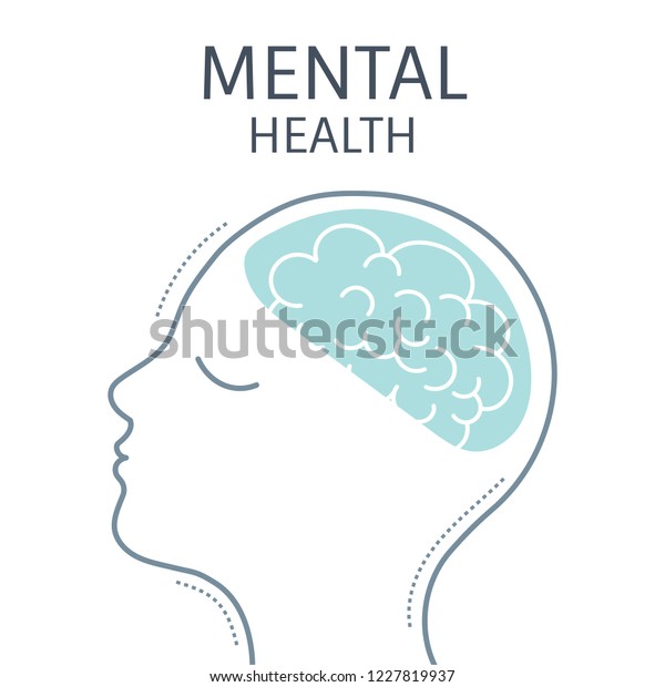 Mental Health And A Healthy Mind Vector