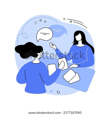 Metaphoric cards isolated cartoon vector illustrations. Mental health coach conducts metaphoric card therapy, small business, modern therapist profession, self-employed people vector cartoon.