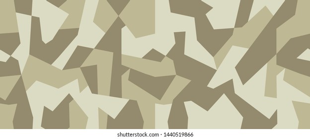 Brown Beige Camouflage Seamless Pattern Modern Stock Vector Royalty