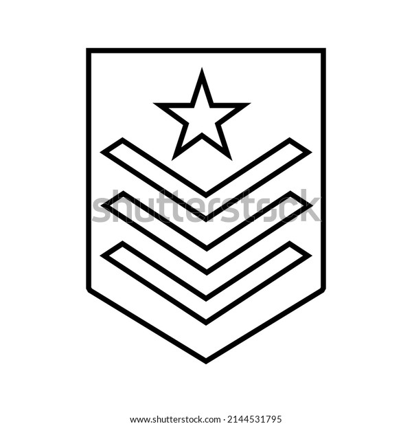 Military Rank Army Vector Logo Icon 库存矢量图免版税2144531795 Shutterstock