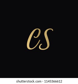 Minimal Luxury Cursive Letter Ai Initial Vector De Stock Libre De