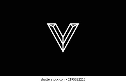 Modern Creative V Logo Design Template Stock Vector Royalty Free