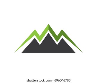 Mountain Logo Business Template Vector Stock Vector Royalty Free