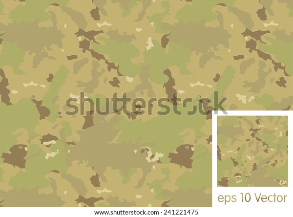 Multicam Camouflage Combat Pattern Vector Stock Vector Royalty Free