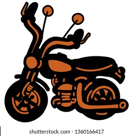 Naked Motorcycle Icon Stock Vector Royalty Free Shutterstock