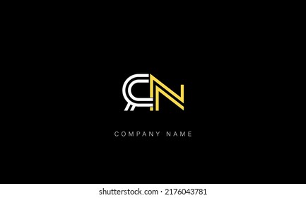 Nr Rn Alphabet Letters Logo Monogram Stock Vector Royalty Free