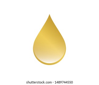 Oil Drop Logo Design Concept Stock Vector Royalty Free