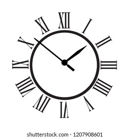 Old Clock Vector Old Vintage Clock Stock Vector Royalty Free