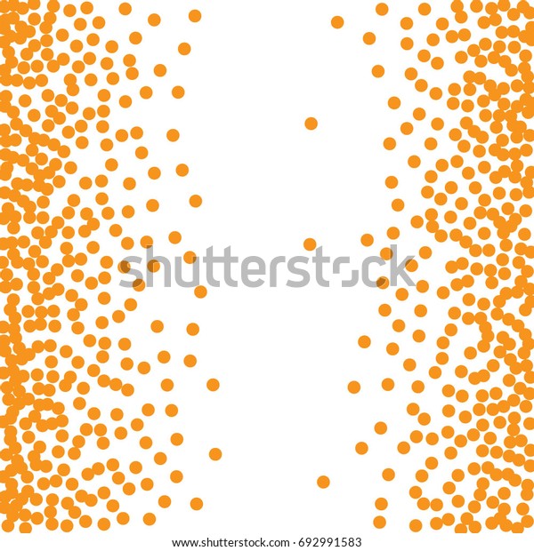 Orange Dots On White Background Abstract Stock Vector Royalty Free