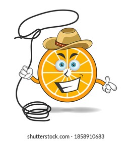 Basketball Mascot Character Becomes Cowboy Vector Stock Vector Royalty