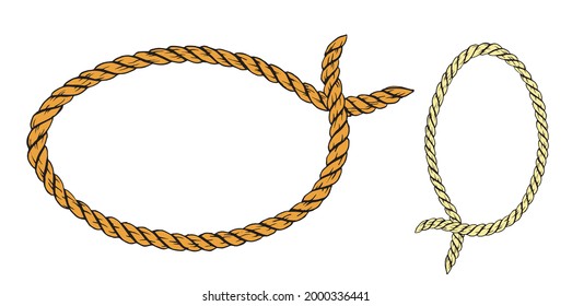 Oval Rope Border Images Stock Photos Vectors Shutterstock