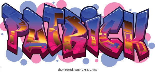 Jennifer Nombre Texto Graffiti Word Diseño vector de stock libre de