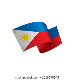 Philippines Flag Vector Illustration Stock Vector Royalty Free Shutterstock