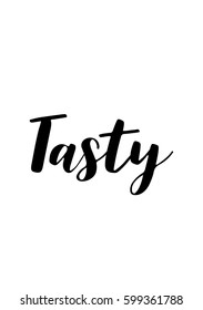 Quote Food Calligraphy Style Hand Lettering