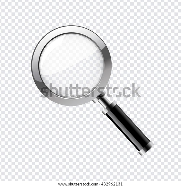 Realistic Vector Magnifying Glass 스톡 벡터 로열티 프리 432962131