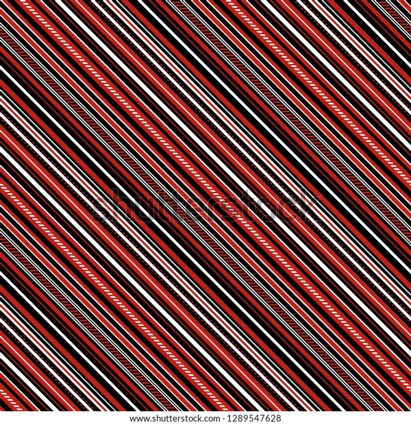 Red Black White Diagonal Parallel Stripes Stock Vector Royalty Free