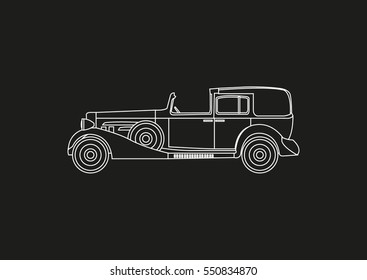 Vintage Car Blueprint Images Stock Photos Vectors Shutterstock