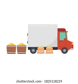 Rice Truck Vector Images Stock Photos Vectors Shutterstock