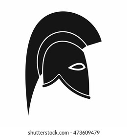 Knight Helmet Icon Outline Style On Stock Vector Royalty Free